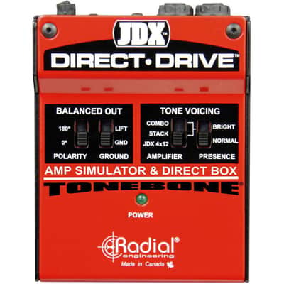 Radial JDX Direct-Drive - Active Guitar Amp Direct Box image 1