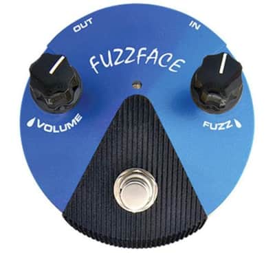 Dunlop FFM1 Silicon Fuzz Face Mini Blue image 1