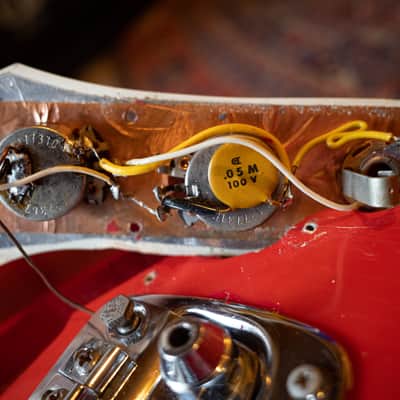 1973 Fender Bronco Dakota Red with original vibrato arm Bild 21