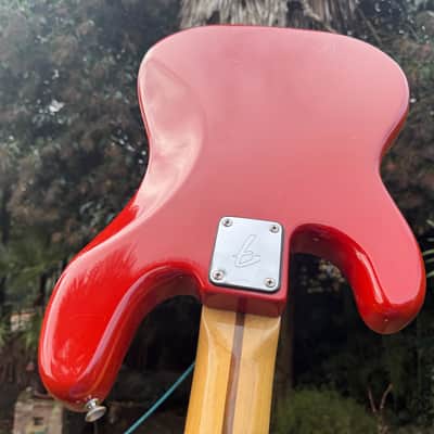 1979 Fender Precision Bass - Morocco Red - International Color Series - OHSC image 7