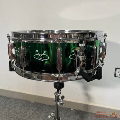 Pearl Signature 14x5" Morgan Rose Alien Steel Snare Drum image 2