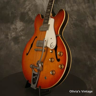 Epiphone  Casino E230TD w/BIGSBY + NICKEL hardware 1965 Sunburst image 4