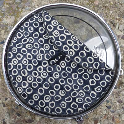 10" single layer Drum Bunny cloth drum cover - dampener - partial mute - compare to Drum Tortillas - Quesadilla - Big Fat Snare image 2