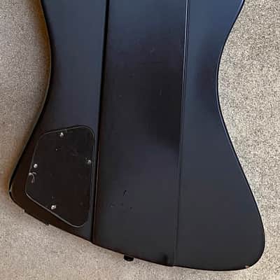 2008 Epiphone Nikki Sixx Signature Blackbird Thunderbird Bass Black image 6