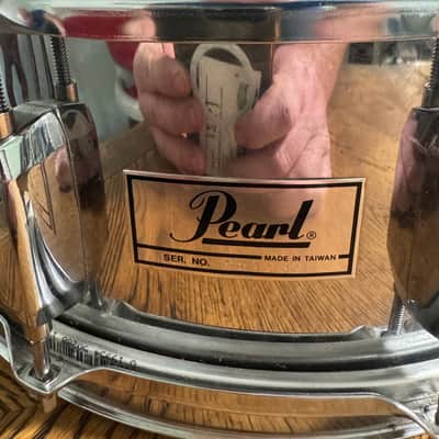 Pearl DC1465 6*14.5" Chrome Steel Shell Snare Drum image 1