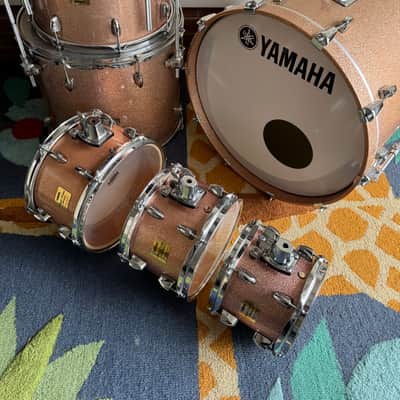 Yamaha Maple Custom Absolute 8x7 Inch Pink Champagne Sparkle Tom image 5