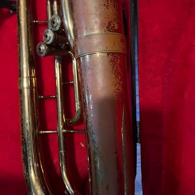King 627 Baritone Horn – 1930s Pre-War – Upright Bell – H.N. White USA image 15