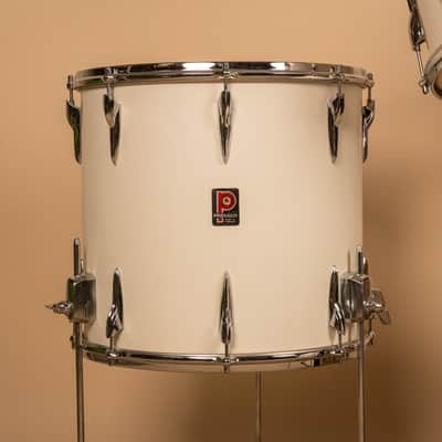 1970s Premier B303 White Duroplastic Drum Set image 2