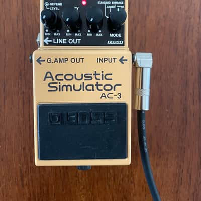 Vintage Boss AC-3 Acoustic Simulator (Dark Gray Label) 2006 - Present - Yellow image 1