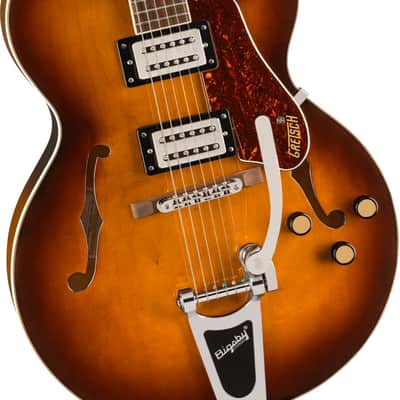 Gretsch G2420T Streamliner Hollow Body Guitar with Bigsby, Laurel Fingerboard, Broad'Tron BT-3S Pickups, Robusto Burst image 5