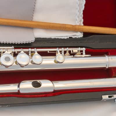 Pearl PF-661 Intermediate Flute *Solid Silver Headjoint *Open hole *Made in Japan *Overhauled New Pads image 2