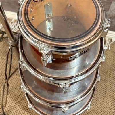 FACTORY MATCHED Tama Superstar Series Concert Toms 8/10/12/14” 1982 w/ Stands image 7