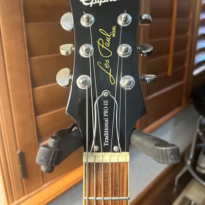 Epiphone Les Paul Traditional Pro III 2018 - 2019 - Pacific Blue image 3