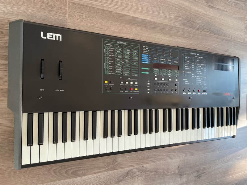 LEM  Mmk Weighted Midi Master Keyboard Sequencer 1986 72 key 1986 Black image 1