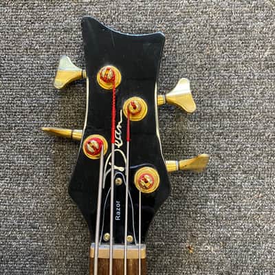 Used Dean RAZOR NT Bass Guitars Wood image 2