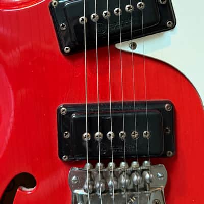 Red Mosrite Combo serial # 10 image 8
