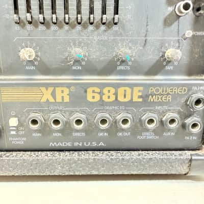 Peavey XR 680E 8-Channel Stereo Powered Mixer Made in USA 1990's image 2