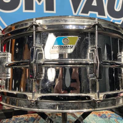 Dave Krusen's Pearl Jam Era, 1970s Ludwig 14x6.5" LM402 Supraphonic Snare Drum. Signed! image 19