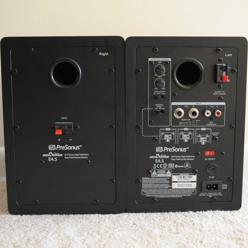 PreSonus Eris E4.5 2-Way 4.5" Active Studio Monitor (Pair) image 2