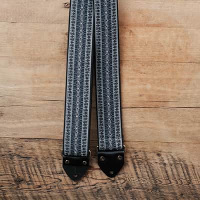 Vintage Blue 60s/70s Hippie Guitar Strap / Handmade in the UK / Case Candy image 2