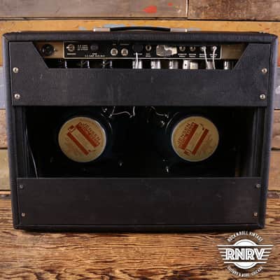 1965 Fender Twin Reverb 2-Channel 85-Watt 2x12" Guitar Combo  Black Panel image 7