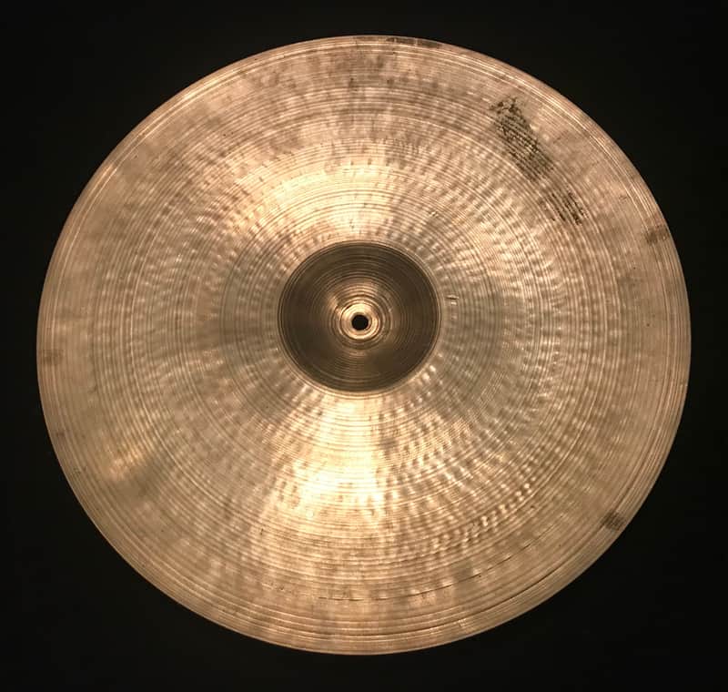 A. Zildjian 19" Small Stamp Ride Cymbal 1957 - 1960 image 1