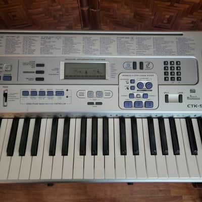 Casio CTK 593 Portable Electronic Keyboard Piano with Stand and AC Adapter image 3