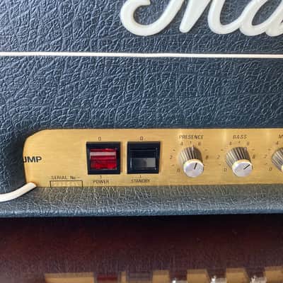 1979 Marshall JMP 2203 Mk2 Master Model Lead 100-Watt Guitar Amp Head 1975 - 1981 - Black image 3