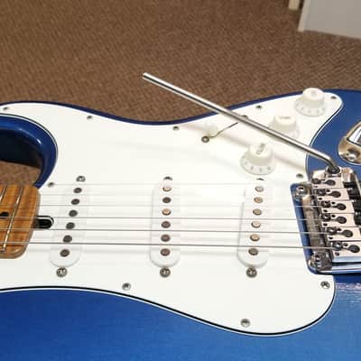 used 2019 Suhr Classic S Antique Custom with Roasted Flame Maple Neck in Lake Placid Blue, Very Good Condition with Gig Bag image 13