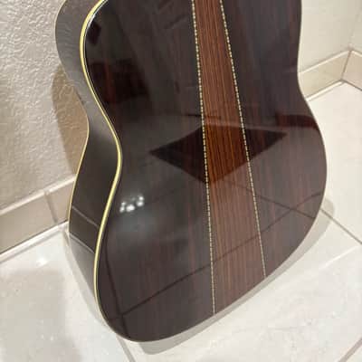 Yamaha FG-365SII 1983 - gloss natural finish on a solid spruce top and a three-piece rosewood back and sides image 19
