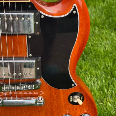 2013 Gibson SG Standard Natural Burst w/OHSC – Beautiful Grain, Original Warranty Card image 13