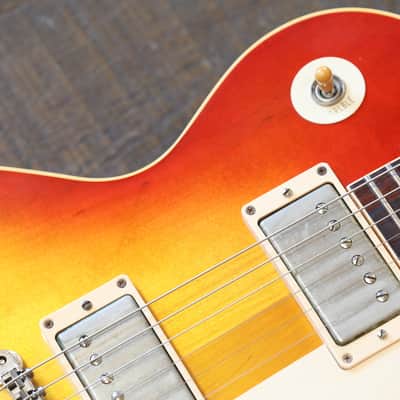 2007 Gibson Custom 1958 Les Paul Standard Reissue Electric Guitar LPR8 Cherry Sunburst + COA & Gibson Case image 8