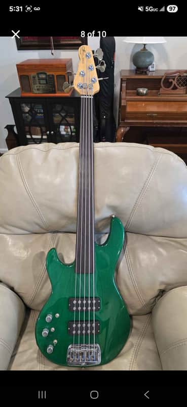 G&L L-2500 fretless lefty left handed bass image 1