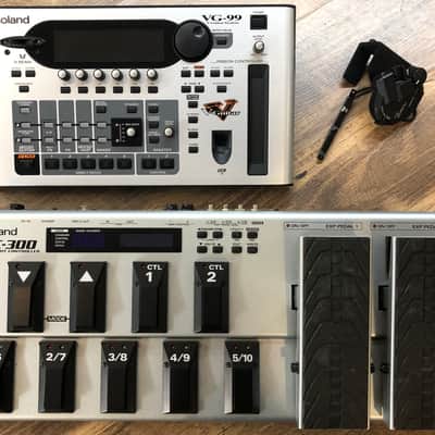 Roland VG-99 V-Guitar Modeling Synth with Roland GK-3 Pickup and Roland FC-300 MIDI Foot Controller