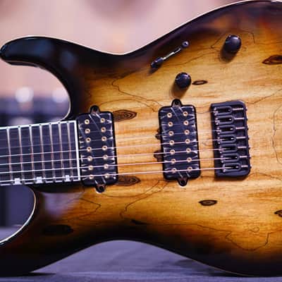 ESP E-II M-II 7 NT dark brown natural burst image 2
