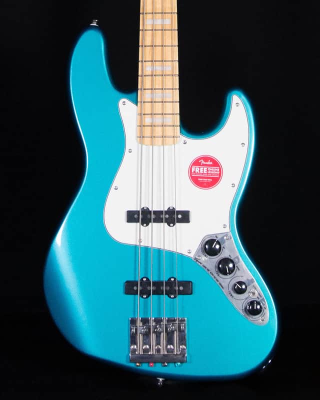 Squier Classic Vibe Active '70s Jazz Bass, Maple FB, Ocean Turquoise image 1