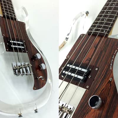 Greco, Dan Armstrong, APB-1000 Bass, Lucite, 1990, RARE image 6