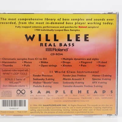 Hans Zimmer Guitars 1 & The Will Lee Bass CD ROM Roland 700 Series #54940 image 5