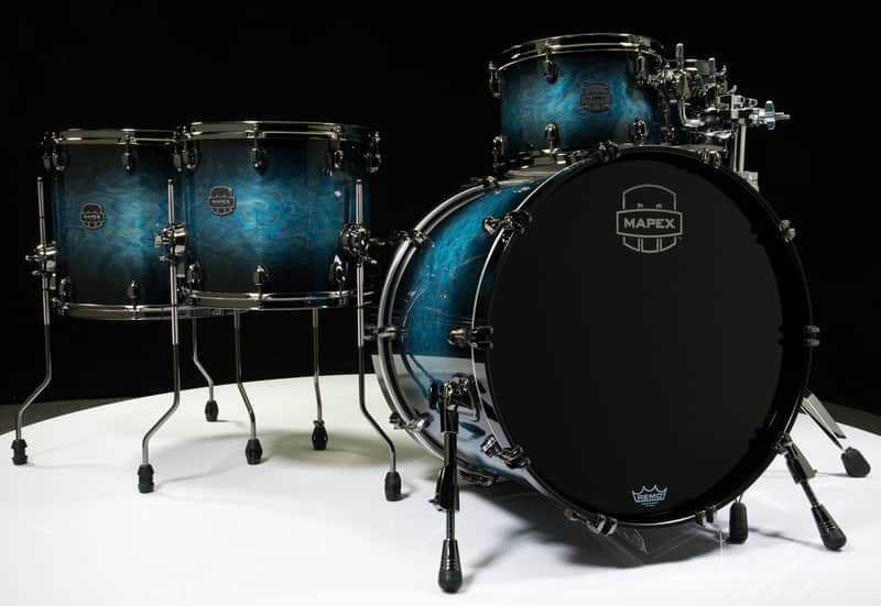 Mapex SV628XUBMSL Saturn V MH Exotic 22x18/10x7/12x8/14x12/16x14" 5pc Studioease Shell Pack image 1
