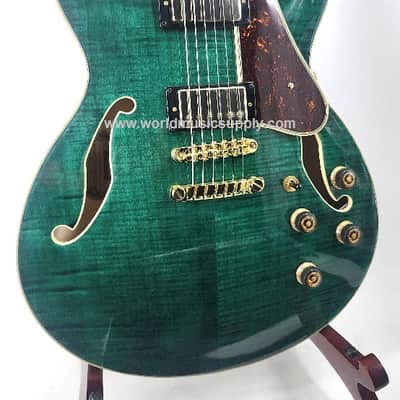 Ibanez Ibanez AS93FMTMG AS Artcore Expressionist Electric Guitar - Moss Green image 2