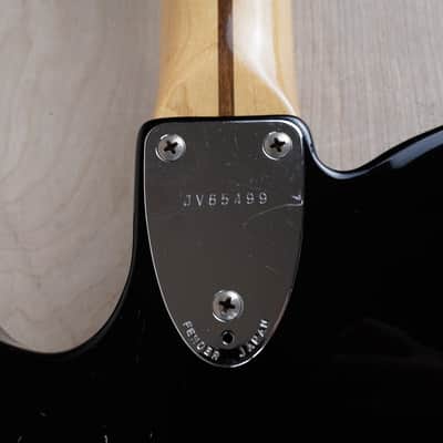 Squier JV CTC-55 '72 Telecaster Custom Reissue MIJ 1983 Black Vintage Fender Japan w/ Bag image 16