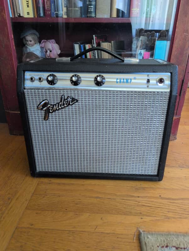 Fender Champ 6-Watt 1x8" Guitar Combo 1970 - 1981 - Silverface image 1
