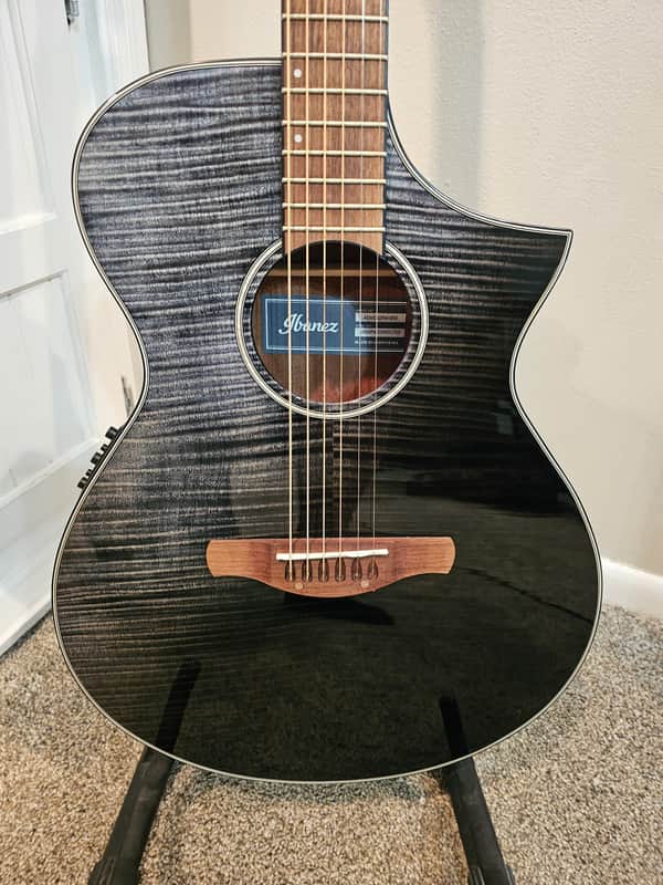 Ibanez AEWC32FM-BFD 2023 - 2024 - Black Sunset Fade High Gloss image 1