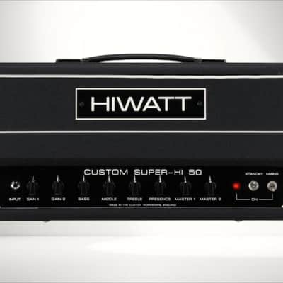Hiwatt Super-Hi 50W Tube Guitar Amp Head Custom Super-Hi 50 image 2