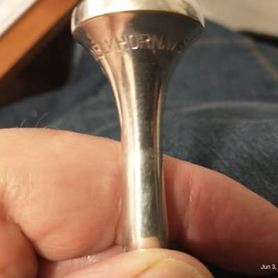 Frank Holton Collegiate cornet with rare Holton 70A mouthpiece image 23