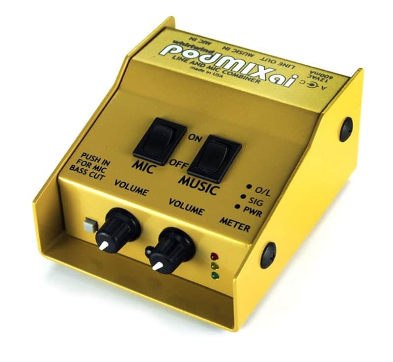 Whirlwind PODMIXAI Active Mic / Line Mixer image 1