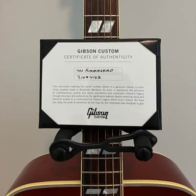 Left Handed Gibson Custom Shop Historic 1960 Hummingbird with  Electric Pickup - 2024 - Heritage Cherry Sunburst image 11