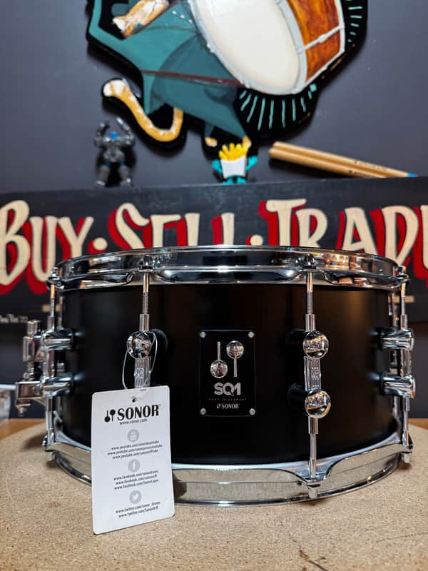 Sonor SQ1-1465-SDW-GTB SQ1 Series 14x6.5 Birch Snare Drum 2010s - GT Black