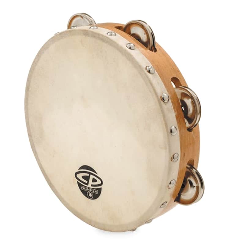 CP 8" Single Row Tambourine with head image 1