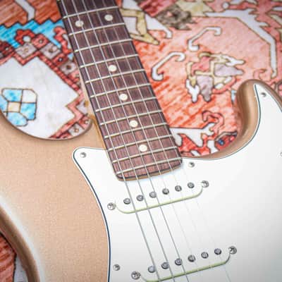 FENDER USA Custom Shop Post-Modern Stratocaster "Firemist Gold + Rosewood" (2017) image 7